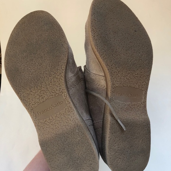 Franco Sarto Pebbles Lace Up Ankle Boots Size 7M - Picture 6 of 7